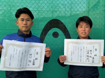 【テニス部】九州学生新進テニストーナメント：男子シングルス準優勝！男子ダブルス3位！